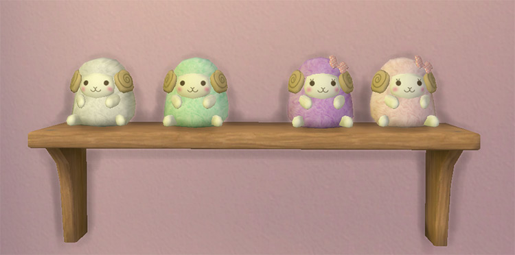 Sheep Plush Toys / Sims 4 CC