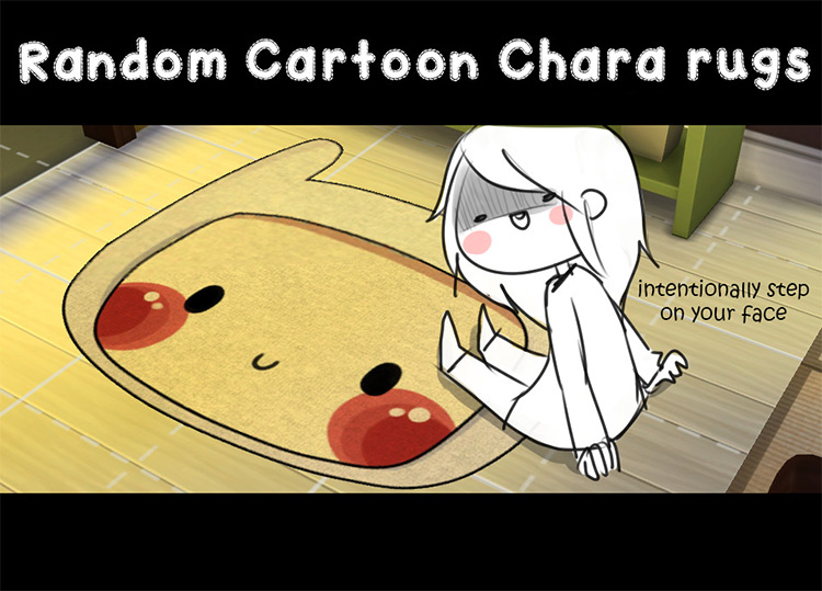 Random Cartoon Chara Rugs / Sims 4 CC