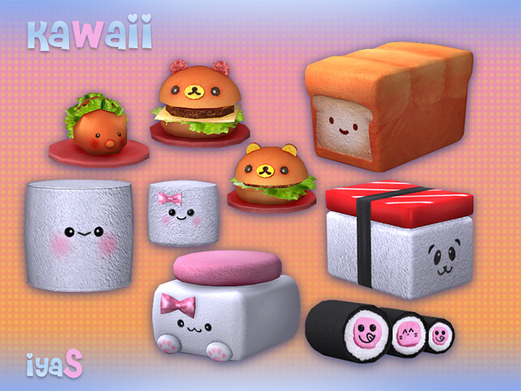 Kawaii Set / Sims 4 CC