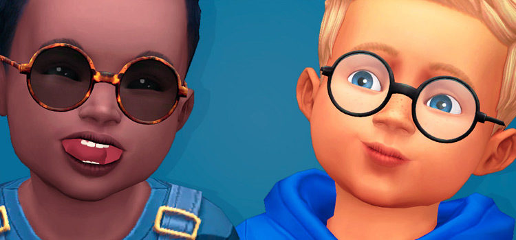 Sims 4 CC: Best Toddler & Child Glasses (All Free)