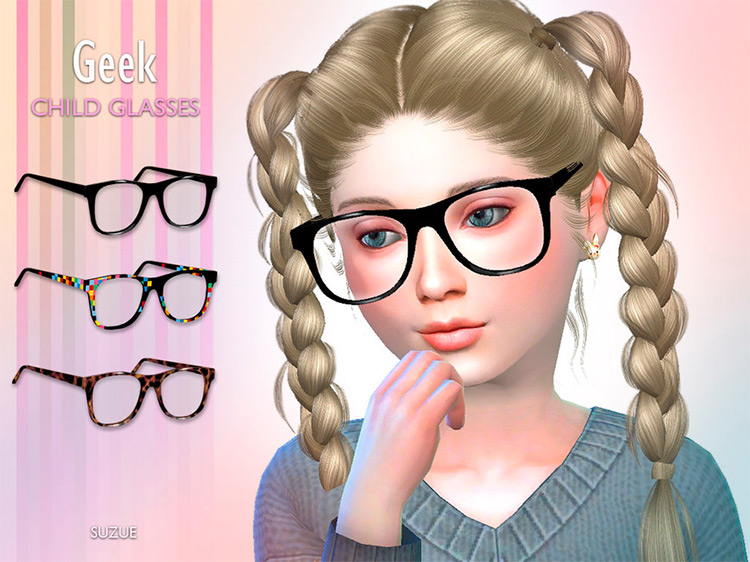 Geek Glasses Child + Toddler by Suzue TS4 CC