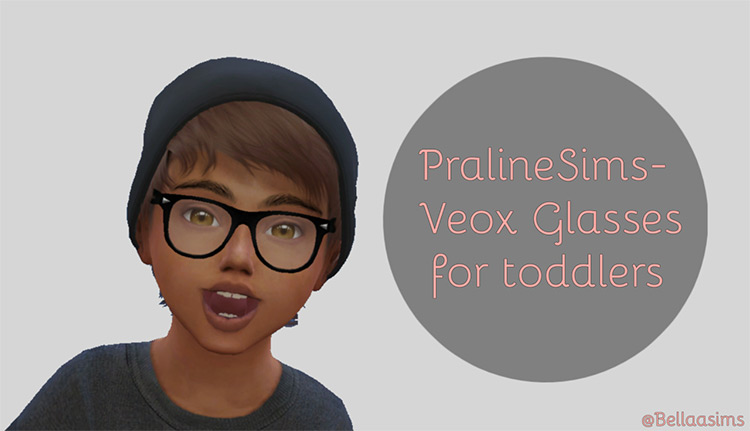 PralineSims Veox Glasses for Toddlers by bellaasims TS4 CC