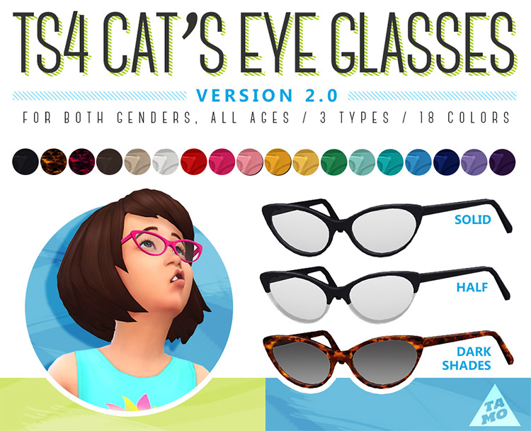 Sims 4 CC  Best Toddler   Child Glasses  All Free    FandomSpot - 50