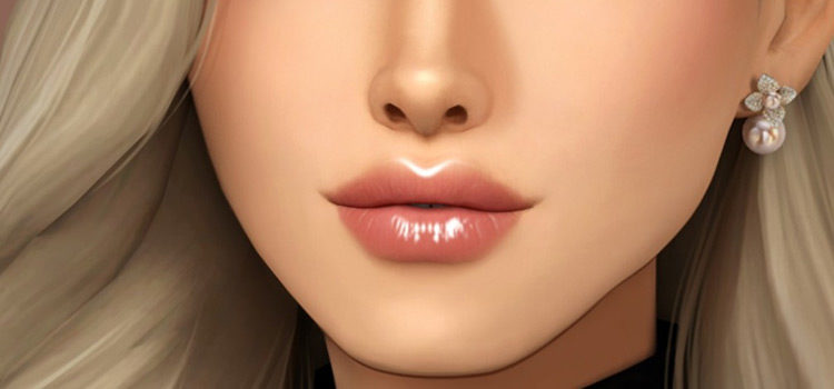 Sims 4 Maxis Match CC: Lips, Lipstick & Lip Gloss