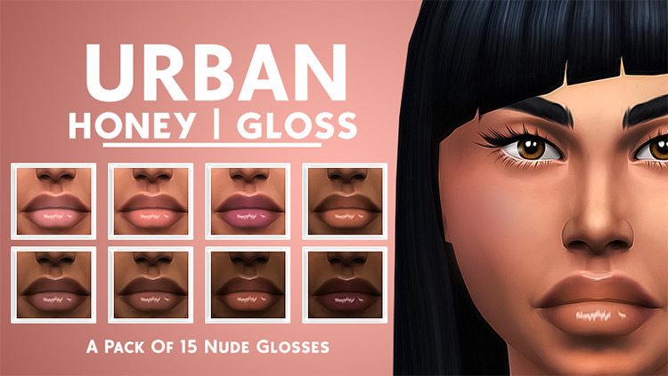 Honey Gloss Sims 4 CC