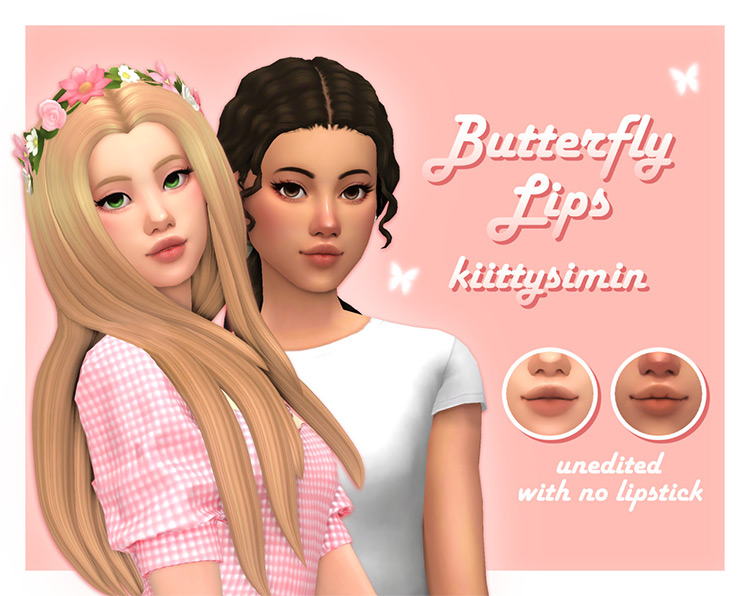 Butterfly Lips for Sims 4