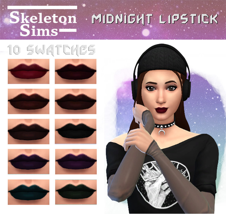 Midnight Lipstick TS4 CC
