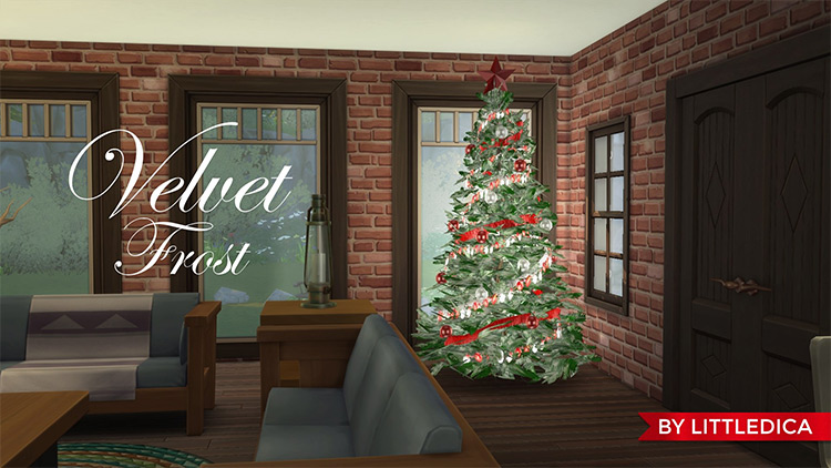 Holidays 2017 Christmas Tree CC by littledica / Sims 4