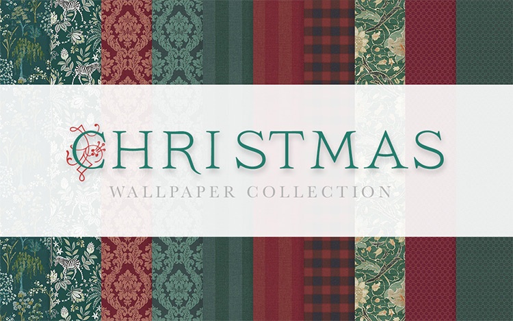 Christmas Wallpaper Collection by simplistic-sims4 / TS4 CC