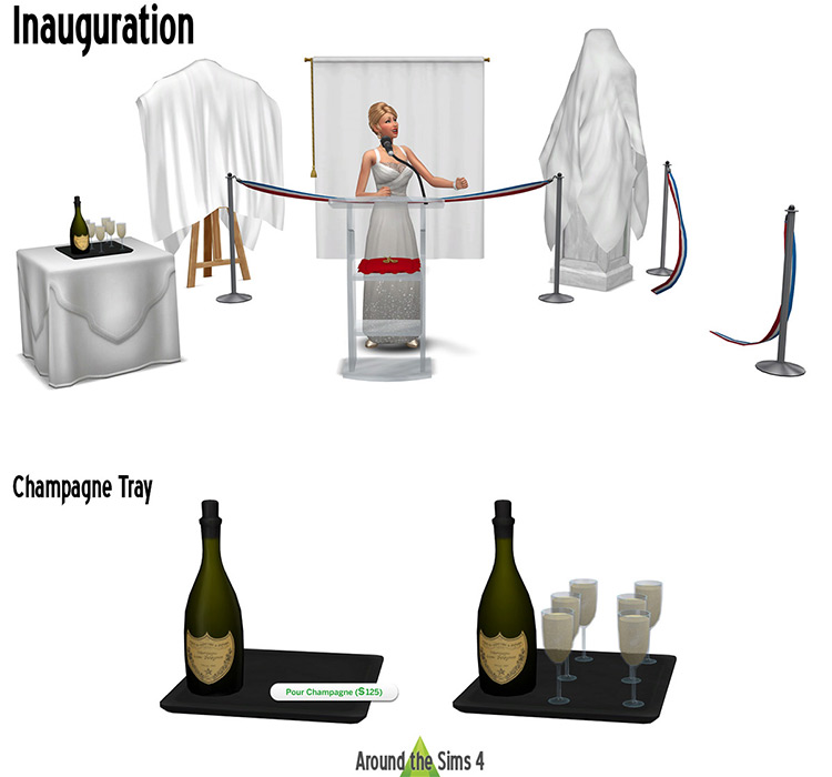 Inauguration Champagne Tray TS4 CC