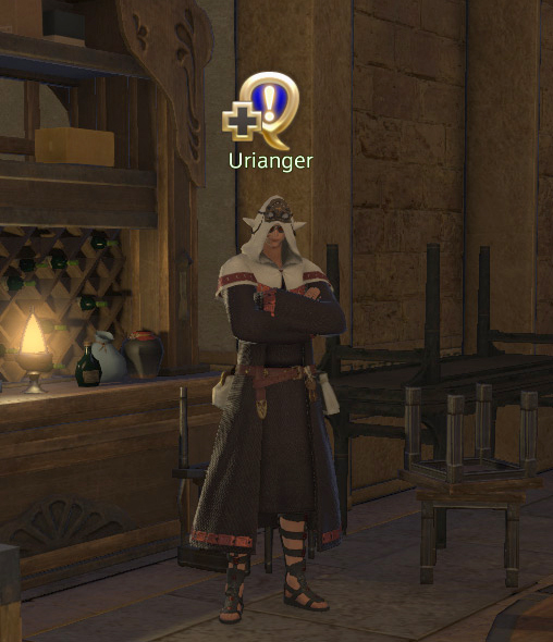Urianger in The Waking Sands screenshot / Final Fantasy XIV