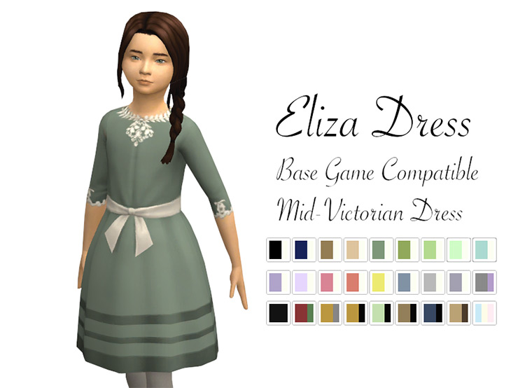 Eliza Dress TS4 CC