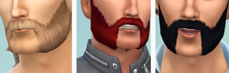 Friendly Mutton Chops for Sims 4