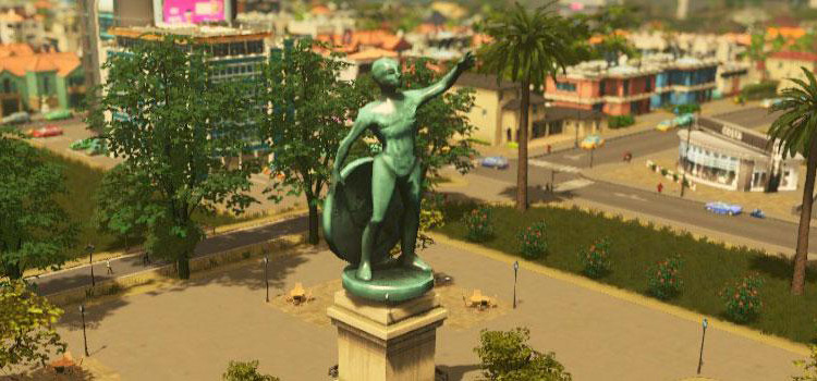 Cities: Skylines Downtown Statue