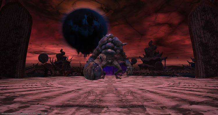 Boss #1: Caustic Grebuloff screenshot / Final Fantasy XIV