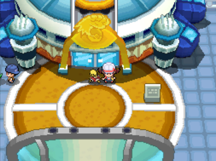 The Pokéathlon Dome, at the top of Route 35 / Pokémon HGSS