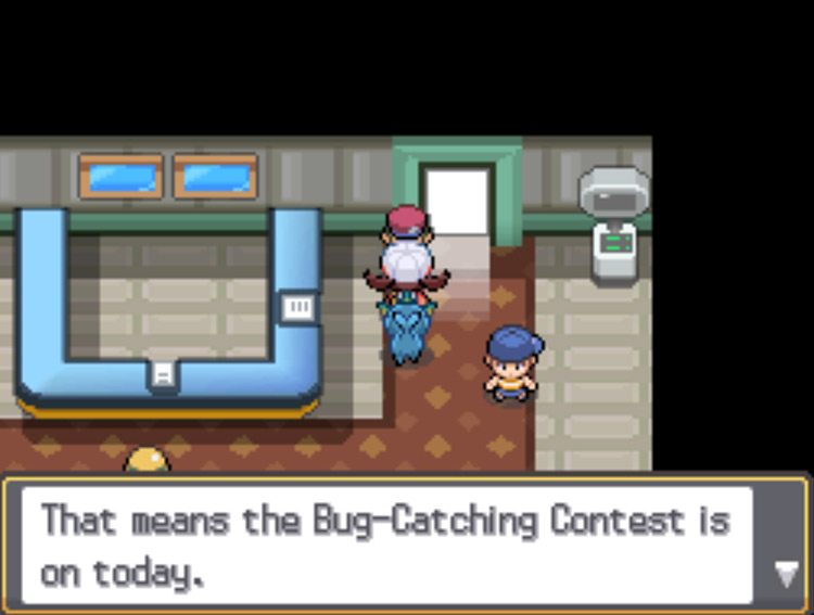 The Bug-Catching Contest attendant / Pokémon HGSS