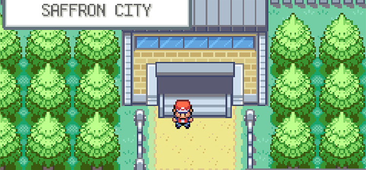 Entering Saffron City in FireRed