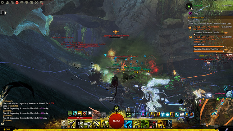 Advancing at the meta event / Guild Wars 2