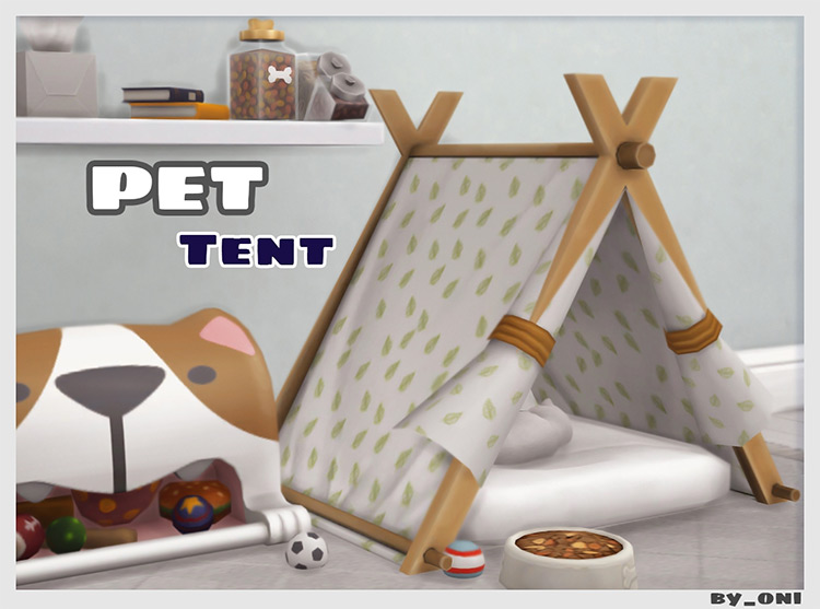 Pet Tent by ONI Sims 4 CC
