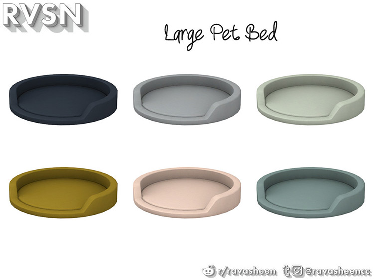Muttropolitan Large Bed by RAVASHEEN TS4 CC
