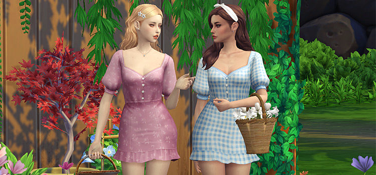 Sims 4 Maxis Match Cottagecore CC: The Ultimate List