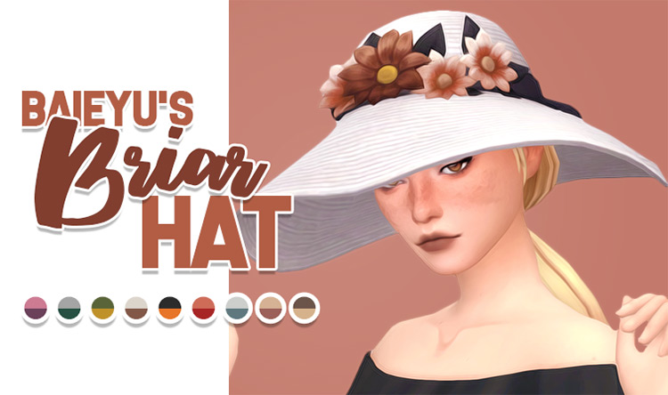 Briar Hat / Sims 4 CC