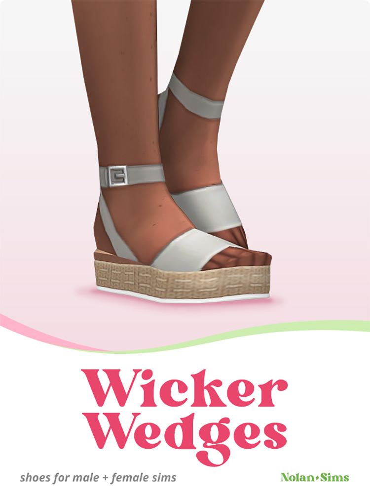 Wicker Wedges / Sims 4 CC