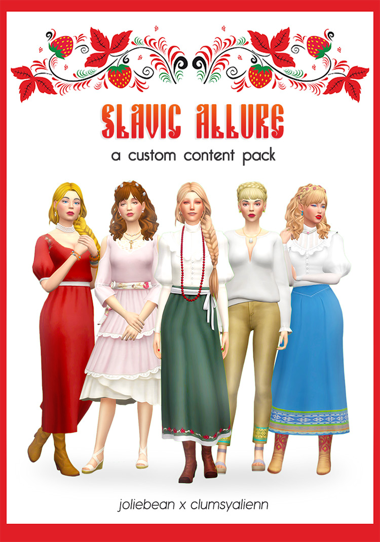 Slavic Allure / Sims 4 CC