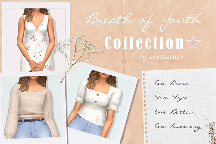 Breath of Youth Collection / Sims 4 CC
