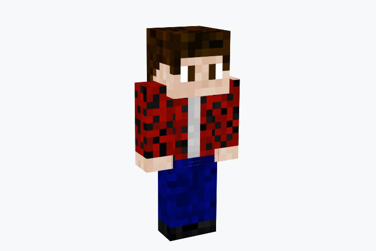 Hipster Flannel Guy Minecraft Skin