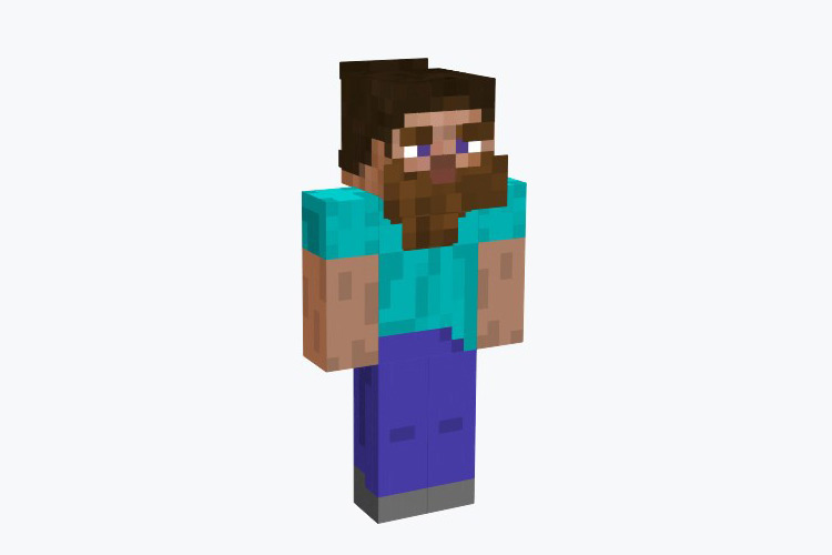 Hipster Steve Minecraft Skin