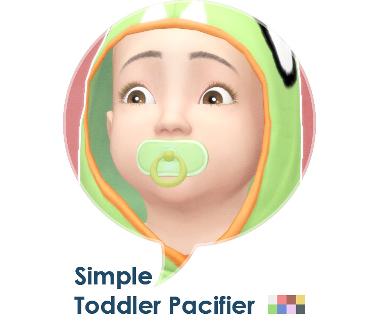 Simple Toddler Pacifier by lehgaming for Sims 4