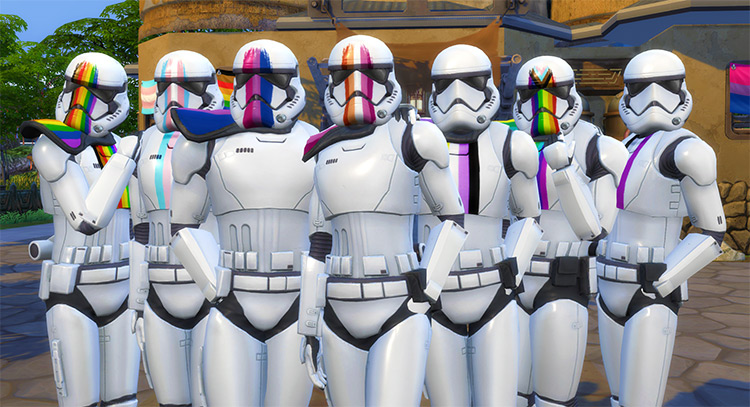 Pride Trooper Set (Star Wars) TS4 CC