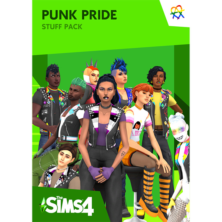 Punk Pride Stuff Pack TS4 CC