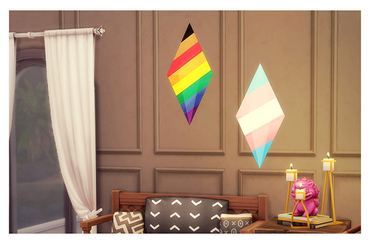 Pridebob Paintings Sims 4 CC