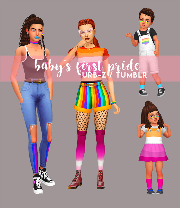 Sims 4 Maxis Match Pride CC  All Free    FandomSpot - 88