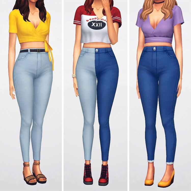 Seeker Skinny Jeans / Sims 4 CC