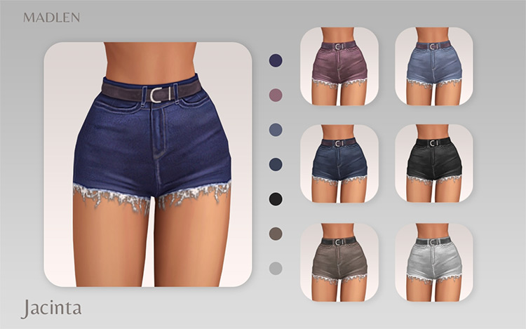 Madlen Jacinta Shorts / Sims 4 CC