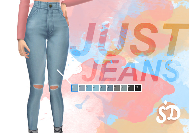 Sims 4 Maxis Match High Waisted CC  Shorts   Pants    FandomSpot - 48