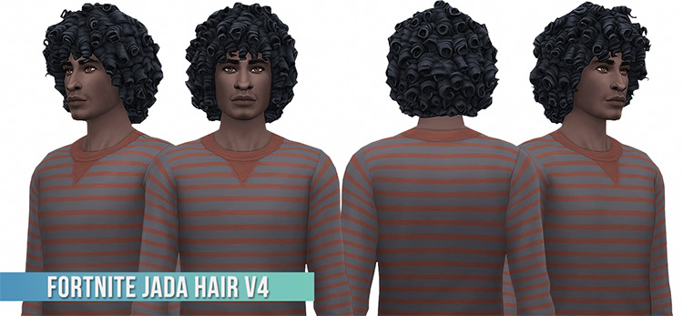 Sims 4 Maxis Match Afro Hair CC   FandomSpot - 97