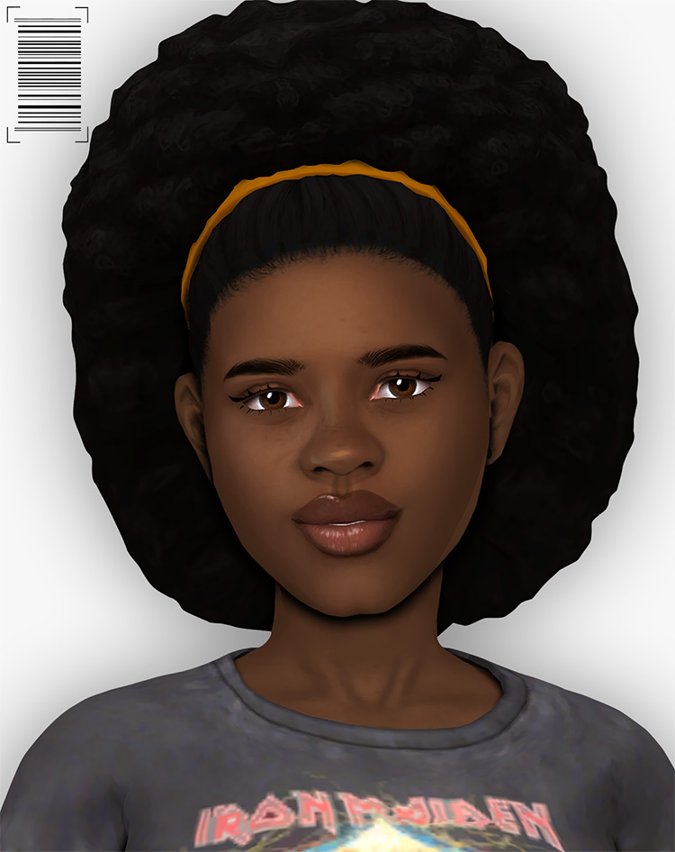 Sims 4 Maxis Match Afro Hair CC   FandomSpot - 29