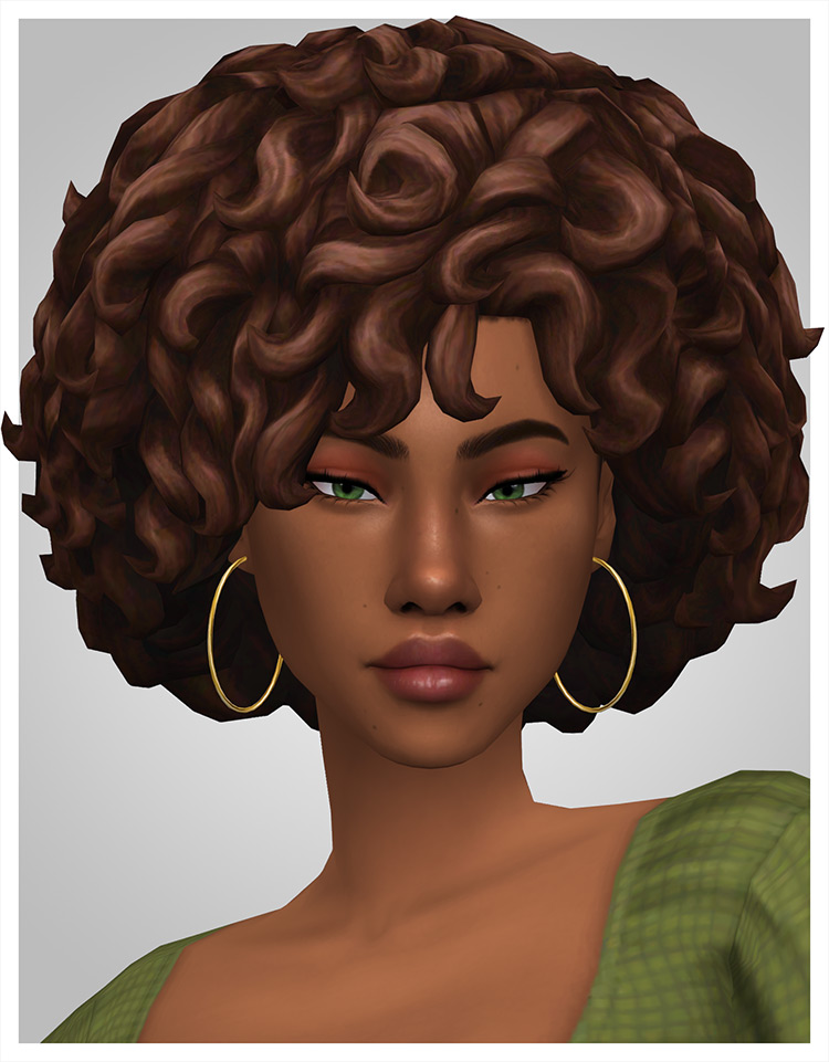 Sims 4 Maxis Match Afro Hair CC – FandomSpot