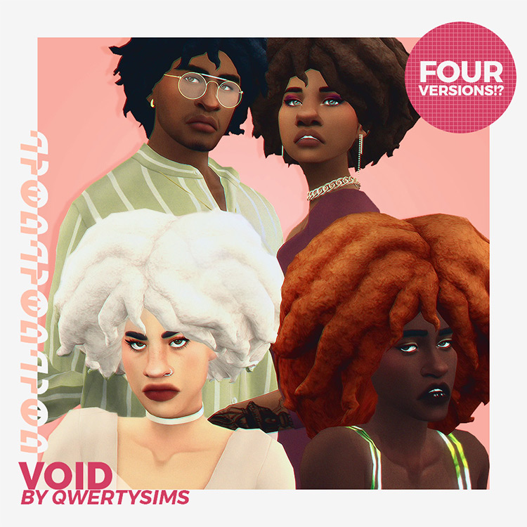 Sims 4 Maxis Match Afro Hair CC   FandomSpot - 52