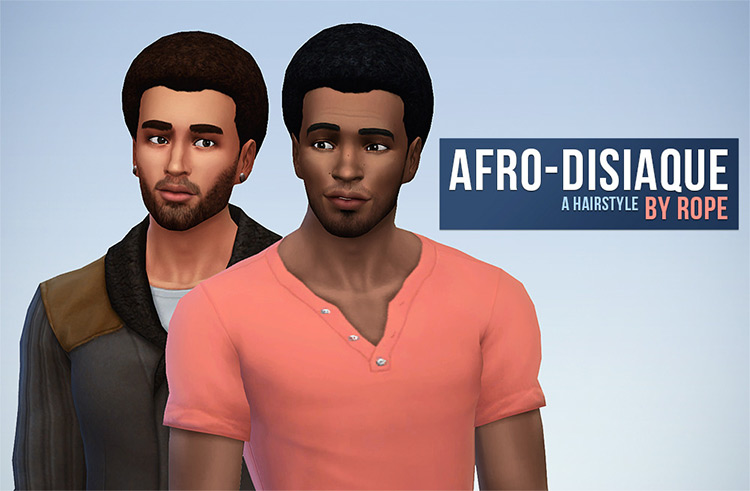 Sims 4 Maxis Match Afro Hair CC   FandomSpot - 14