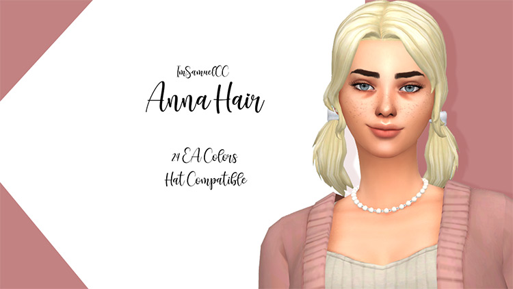 sims 4 cc pigtail