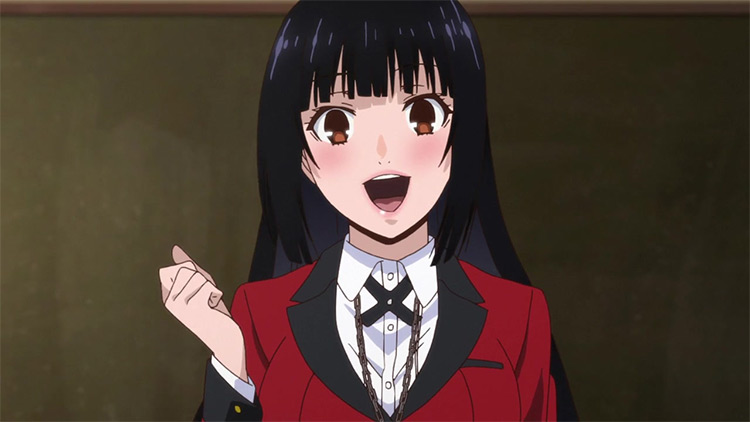 Yumeko Jabami Kakegurui anime screenshot