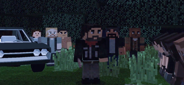 Best Minecraft Skins from The Walking Dead