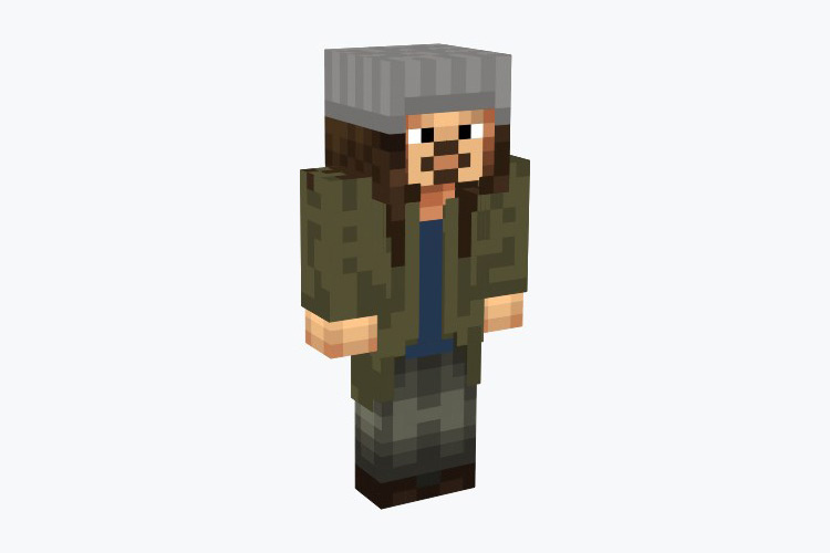 Jesus (The Walking Dead) Skin For Minecraft