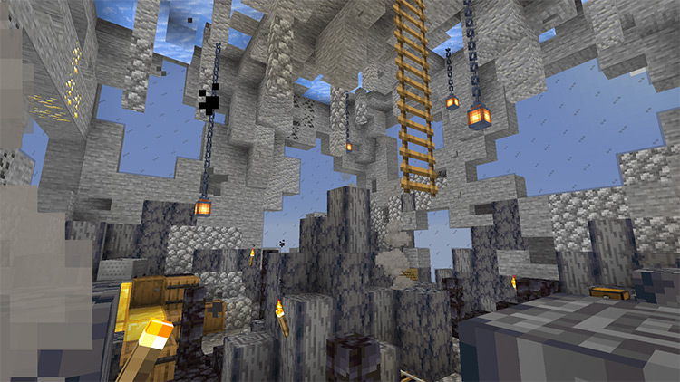 One Chunk Parkour Minecraft Map